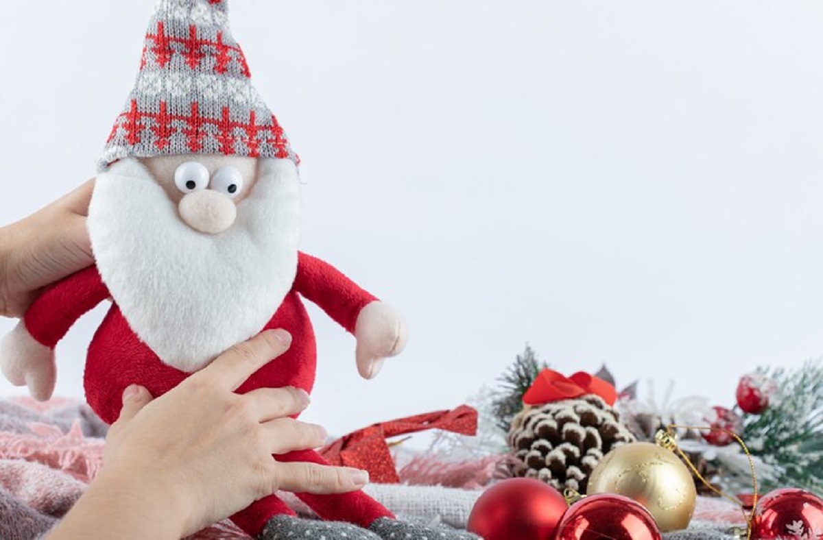 Bricolages boules de noël en boule de ouate